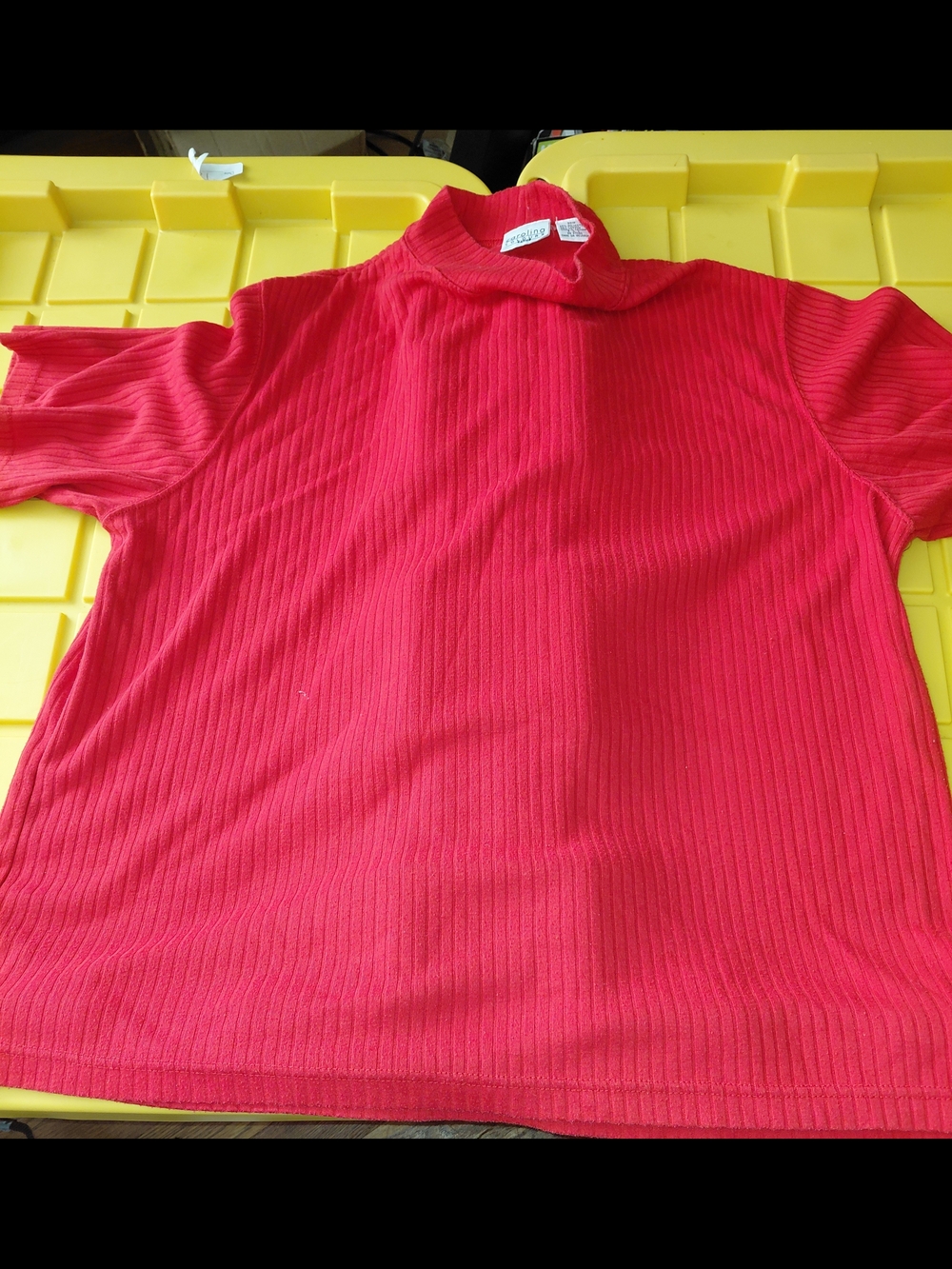 Women Top in Vibrant Red